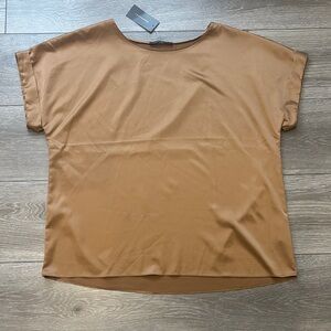 Suzy Women’s Shier Tan Blouse - Size XL NWT